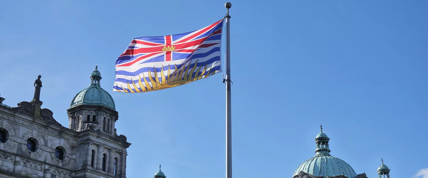 BC Legislature flag