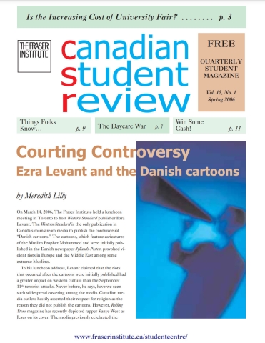 Canadian Student Review: Spring 2006