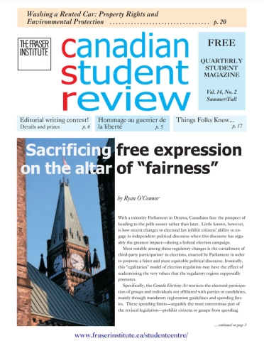 Canadian Student Review: Summer 2005