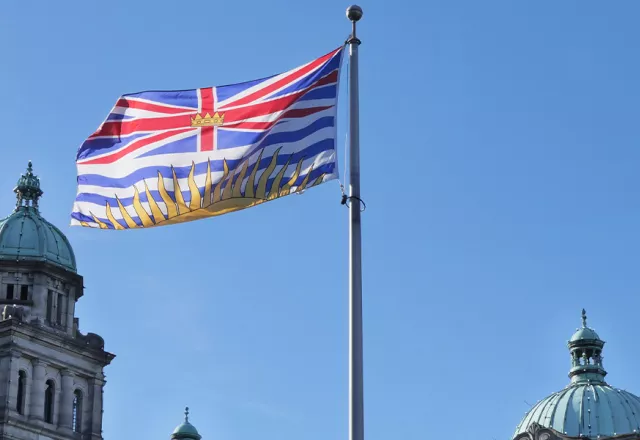 BC Legislature flag