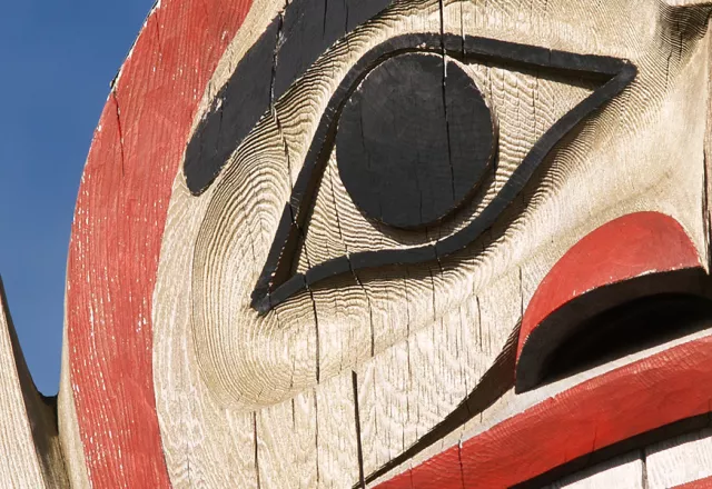 unique totem in vancouver